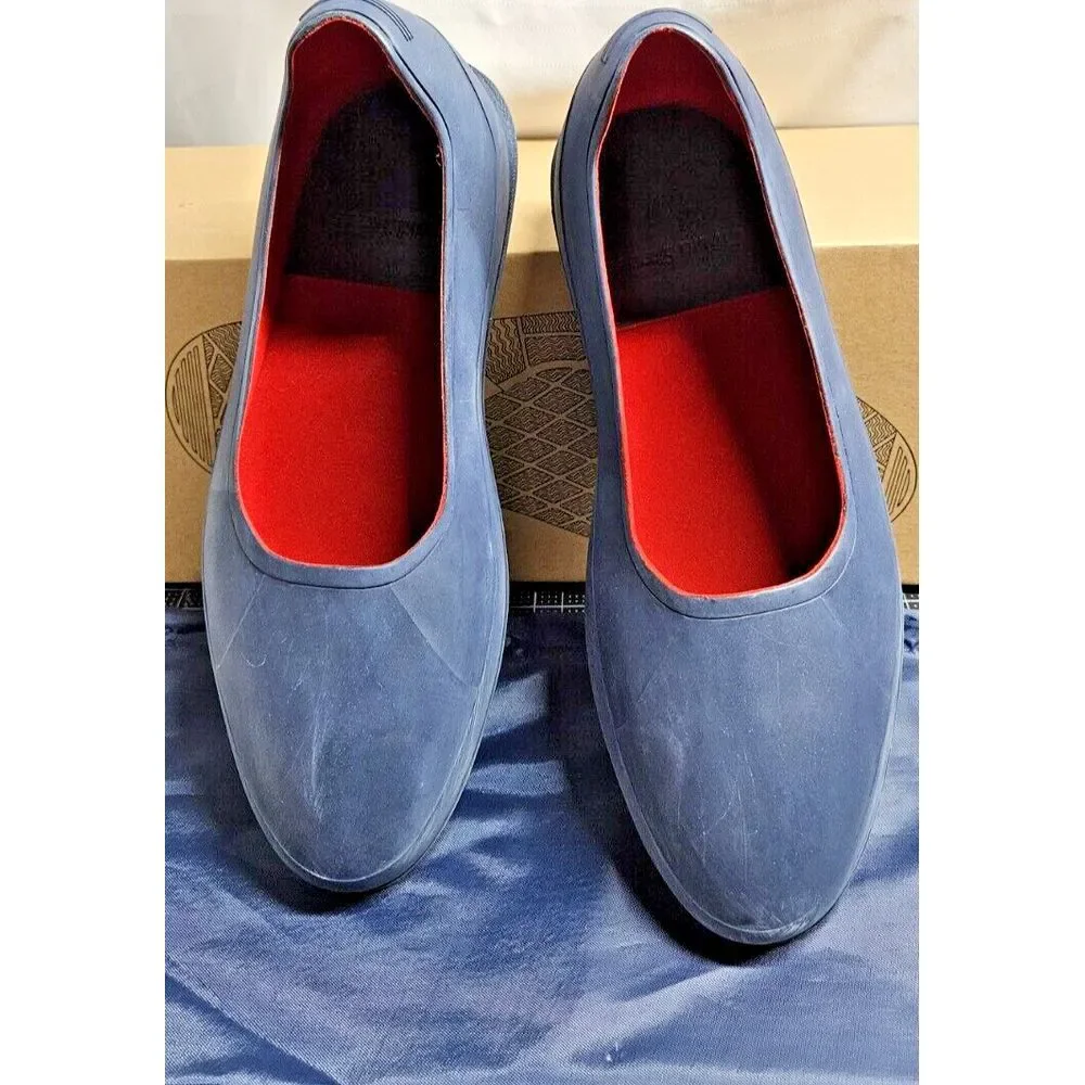 Cloud Street‎ Men Stylish Waterproof Lined Rubber Galosh/Overshoe Dark Blue Sz M